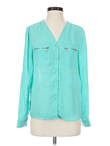 Papaya Long Sleeve Blouse (view 1)