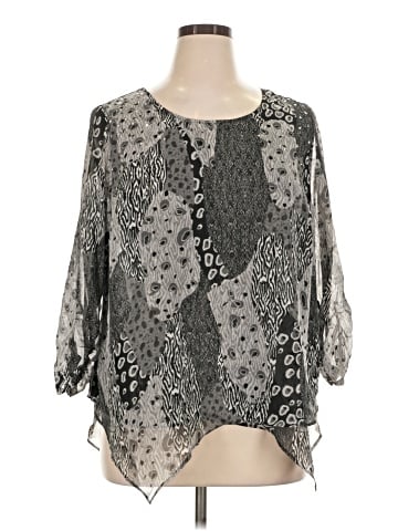 Style&Co 3/4 Sleeve Blouse (view 1)