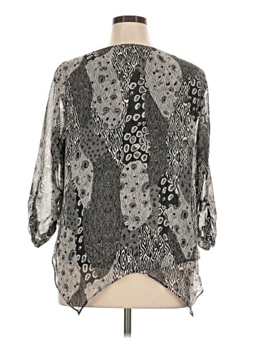 Style&Co 3/4 Sleeve Blouse (view 2)