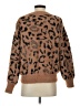Mystree Animal Print Brown Pullover Sweater Size S - photo 2