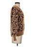 Mystree Animal Print Brown Pullover Sweater Size S - photo 4