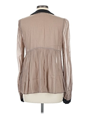 Topshop Long Sleeve Blouse (view 2)