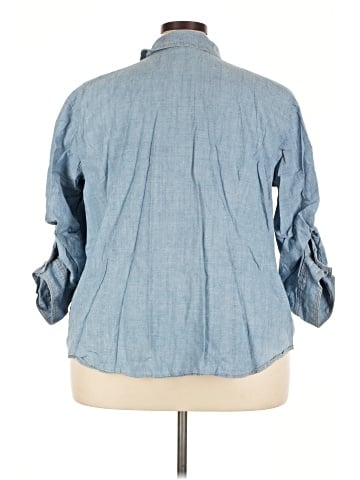 Hester & Orchard 3/4 Sleeve Button-Down Shirt (view 2)