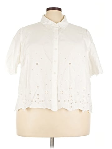 Lands' End Short Sleeve Blouse (view 1)