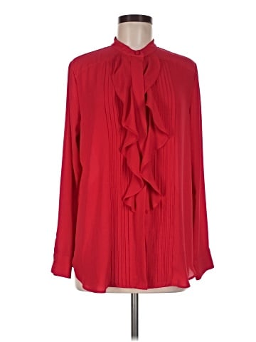 Ann Taylor Long Sleeve Blouse (view 1)