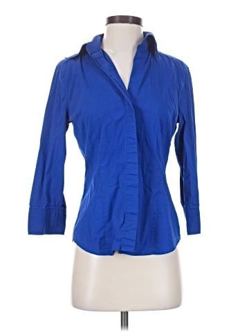 Express Design Studio 3/4 Sleeve Blouse (view 1)