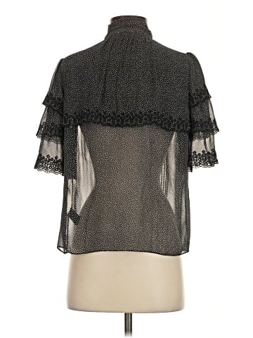 Rebecca Taylor Short Sleeve Silk Top (view 2)