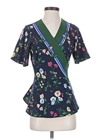 Ann Taylor Short Sleeve Blouse (view 1)