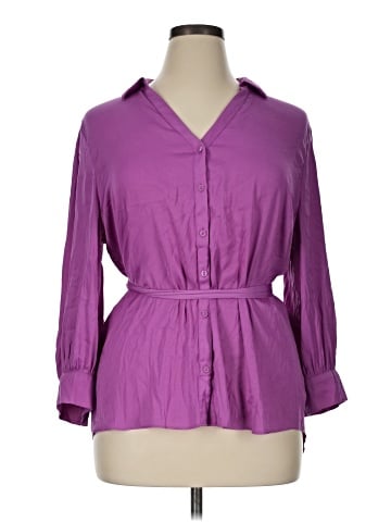Worthington 3/4 Sleeve Blouse (view 1)