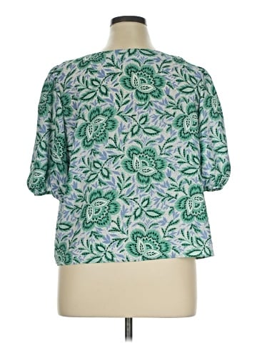 Ann Taylor Short Sleeve Blouse (view 2)