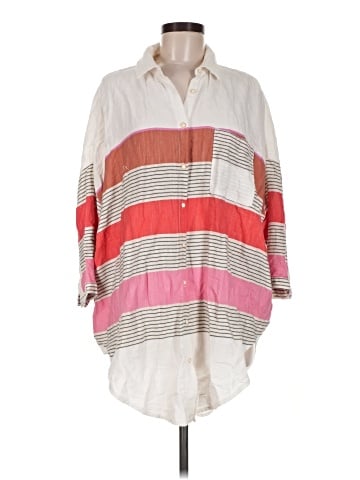Holding Horses 3/4 Sleeve Button-Down Shirt (view 1)