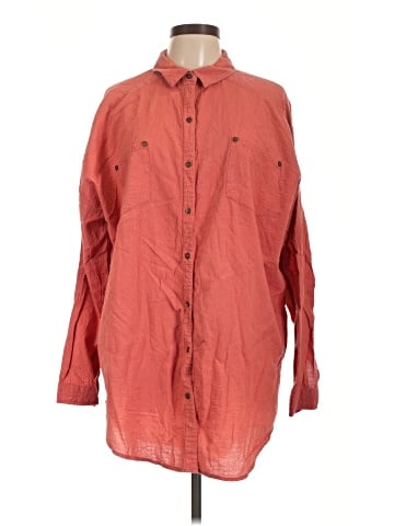 Free People 3/4 Sleeve Button-Down Shirt (view 1)