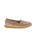 Ecco 100% Leather Tan Flats Size 7 - photo 1