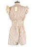 Cupshe Stripes Ivory Romper Size S - photo 2