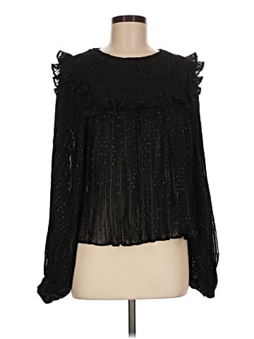 Topshop Long Sleeve Blouse (view 1)