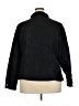 Ruby Rd. 100% Polyester Black Denim Jacket Size 20 - photo 2