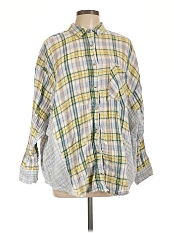 Free People 3/4 Sleeve Button-Down Shirt (view 1)