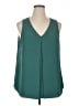 DR2 100% Polyester Teal Sleeveless Blouse Size XL - photo 1