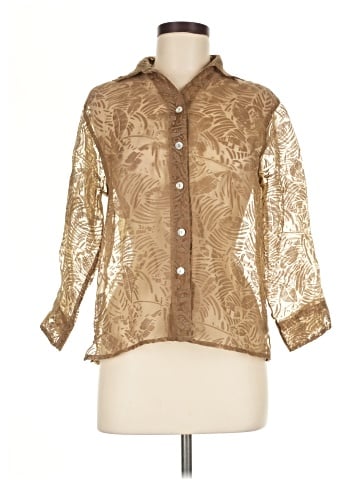 Coldwater Creek 3/4 Sleeve Button-Down Shirt (view 1)