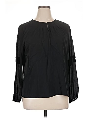 Allegra K Long Sleeve Blouse (view 1)