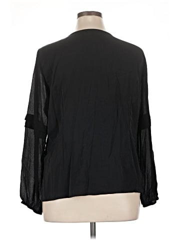 Allegra K Long Sleeve Blouse (view 2)