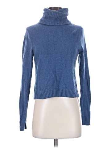 Madewell (Re)sourced Cashmere Crop Turtleneck Sweater (view 1)