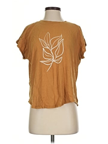 Madewell Madewell x Walker Noble Studios Abstract Leaf Asbury Muscle Tee (view 1)