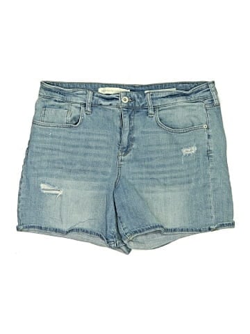Pilcro and the Letterpress Denim Shorts (view 1)