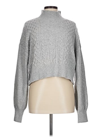 Pink Rose Turtleneck Sweater (view 1)
