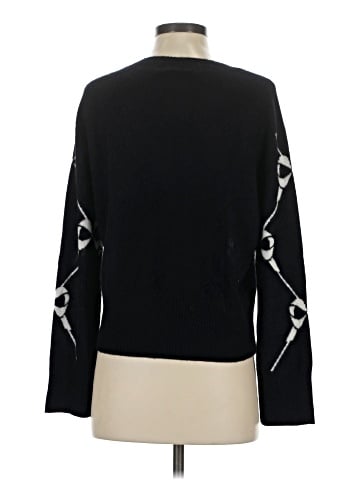 Aqua Cashmere Pullover Sweater (view 2)