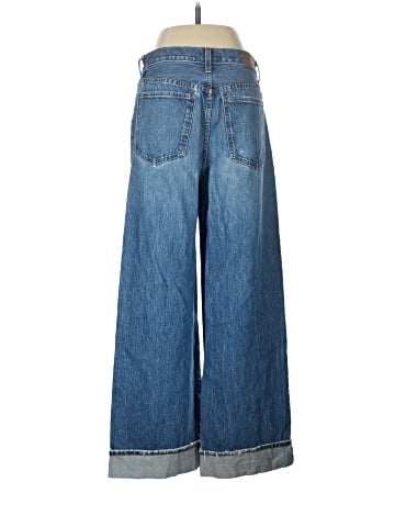 Madewell Superwide-Leg Jeans in Halleran Wash (view 2)