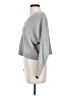 Pink Rose 100% Polyester Metallic Gray Pullover Sweater Size XS - photo 5