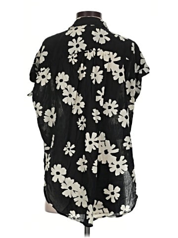 Madewell Central Tunic Shirt in Ikat Floral (view 2)
