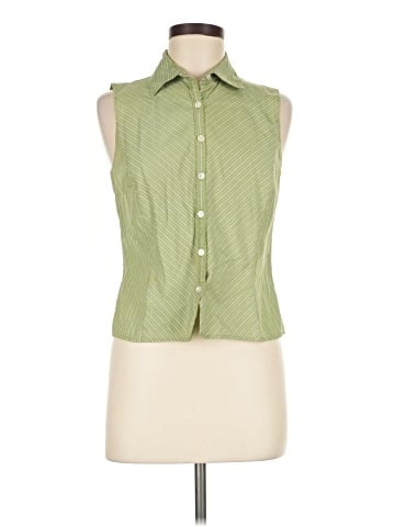 Ann Taylor Sleeveless Button-Down Shirt (view 1)