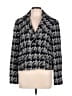 Talbots Houndstooth Black Wool Blazer Size 12 - photo 1