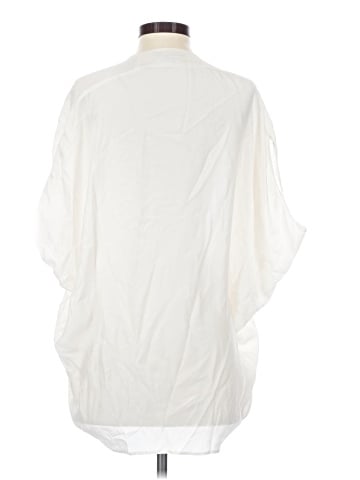 Vince. 3/4 Sleeve Silk Top (view 2)