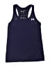 Under Armour 100% Polyester Blue Active Tank Size S (kids) - photo 1
