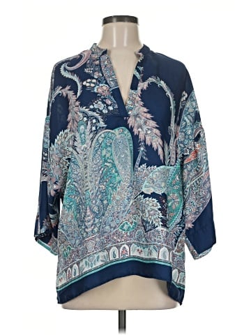 Zara Basic 3/4 Sleeve Blouse (view 1)