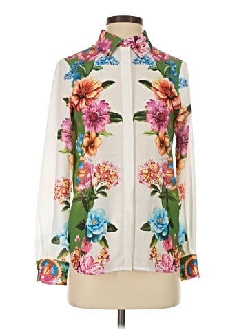 T Tahari Long Sleeve Blouse (view 1)