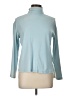 Basic Editions 100% Cotton Blue Long Sleeve Turtleneck Size L - photo 1