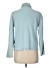 Basic Editions 100% Cotton Blue Long Sleeve Turtleneck Size L - photo 2
