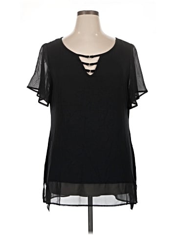 Belldini Short Sleeve Blouse (view 1)