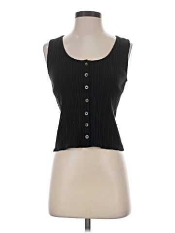 Madewell Ribbed Button-Front Tank Top (view 1)