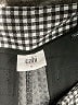 CAbi Houndstooth White Black Skort Size 6 - photo 3