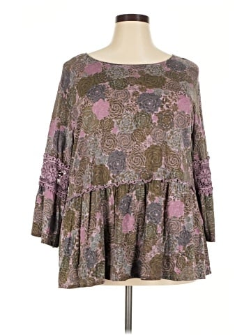 Dantelle 3/4 Sleeve Blouse (view 1)