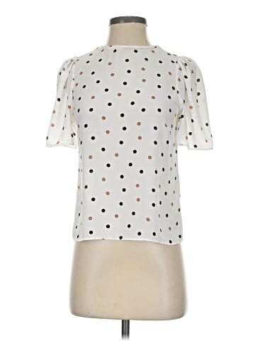 Ann Taylor Factory Short Sleeve Blouse (view 1)