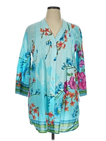 Soft Surroundings 3/4 Sleeve Blouse (view 1)