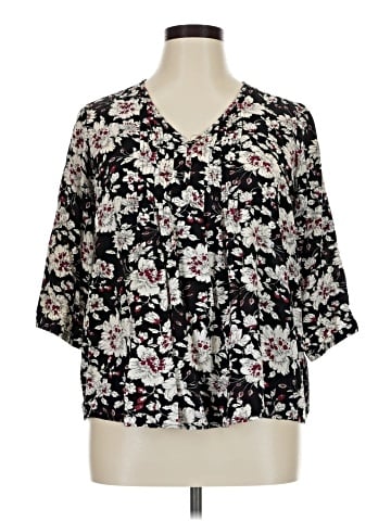 Fun2Fun 3/4 Sleeve Blouse (view 1)