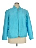Patchington 100% Silk Solid Blue Jacket Size XL - photo 1