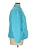 Patchington 100% Silk Solid Blue Jacket Size XL - photo 4